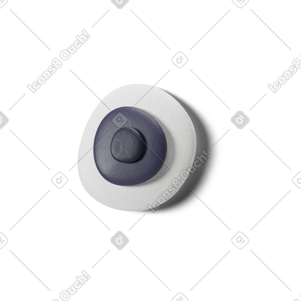 Ilustração de Olho do homem em no estilo 3D Stripy para baixar em PNG, SVG