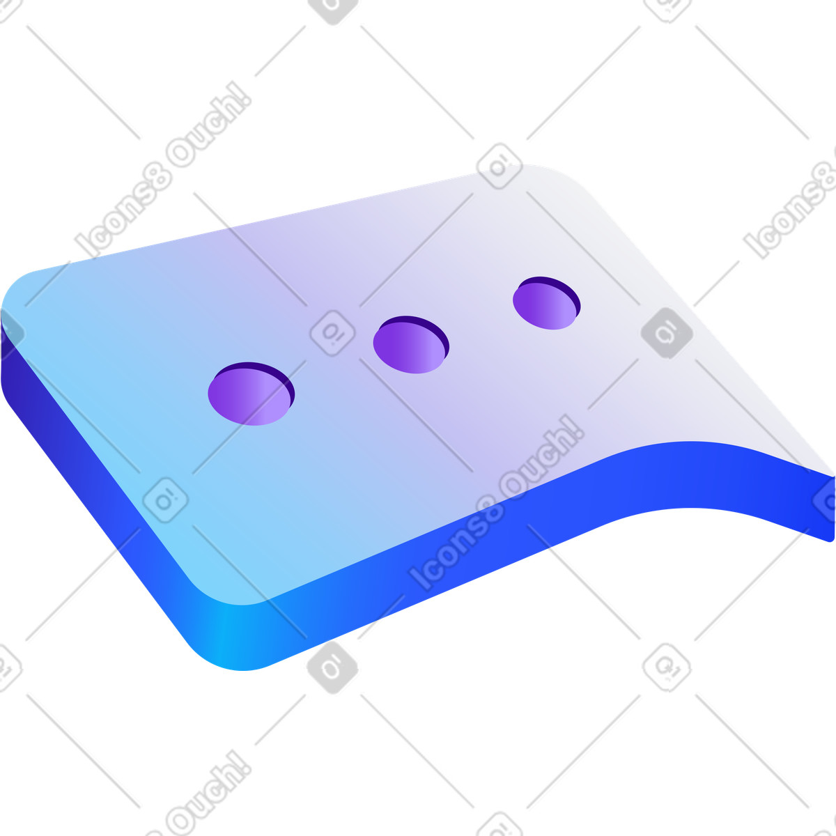 Message icon illustration in Hi-tech style download in PNG, SVG