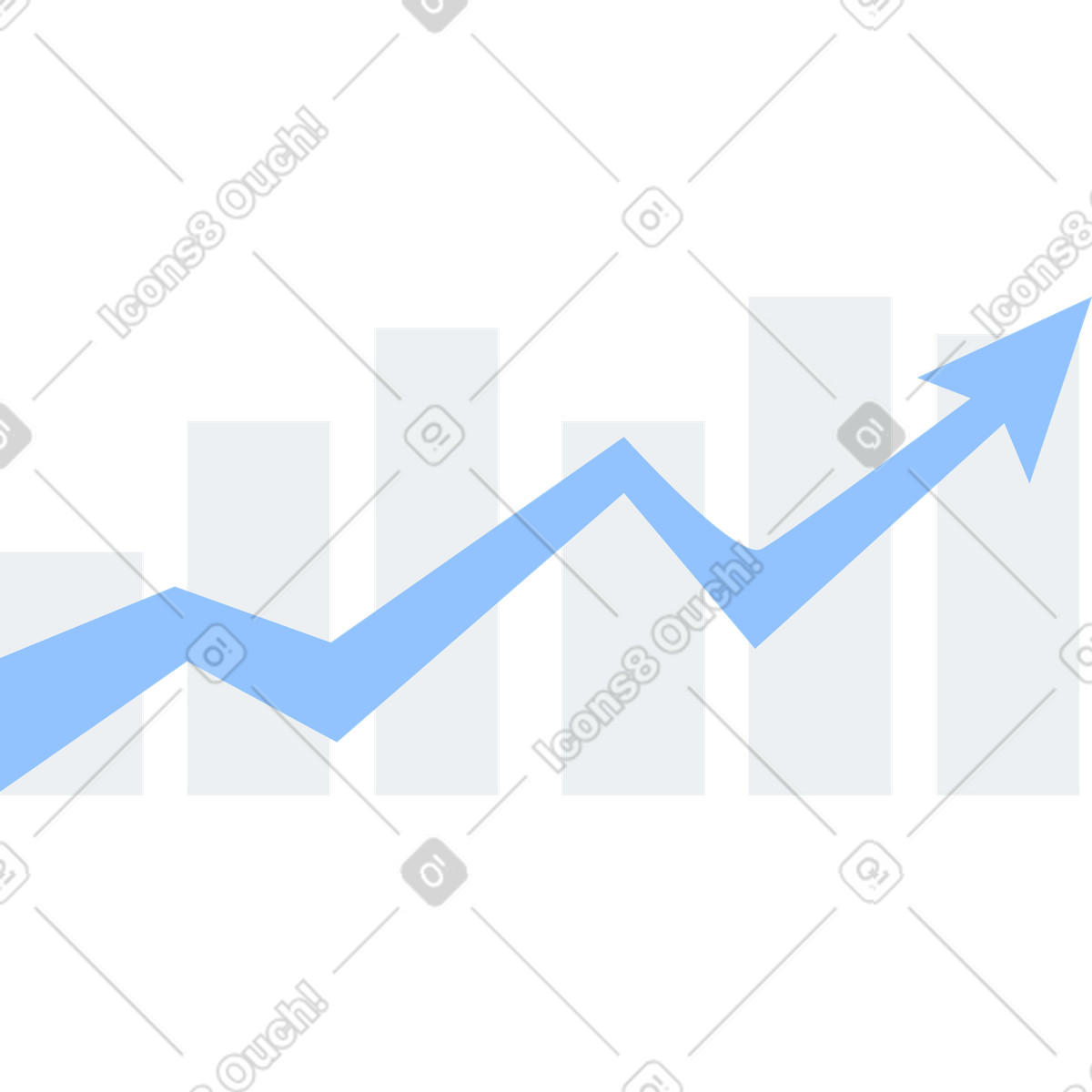 Illustration Charte de croissance dans le style Urban à télécharger aux formats PNG, SVG