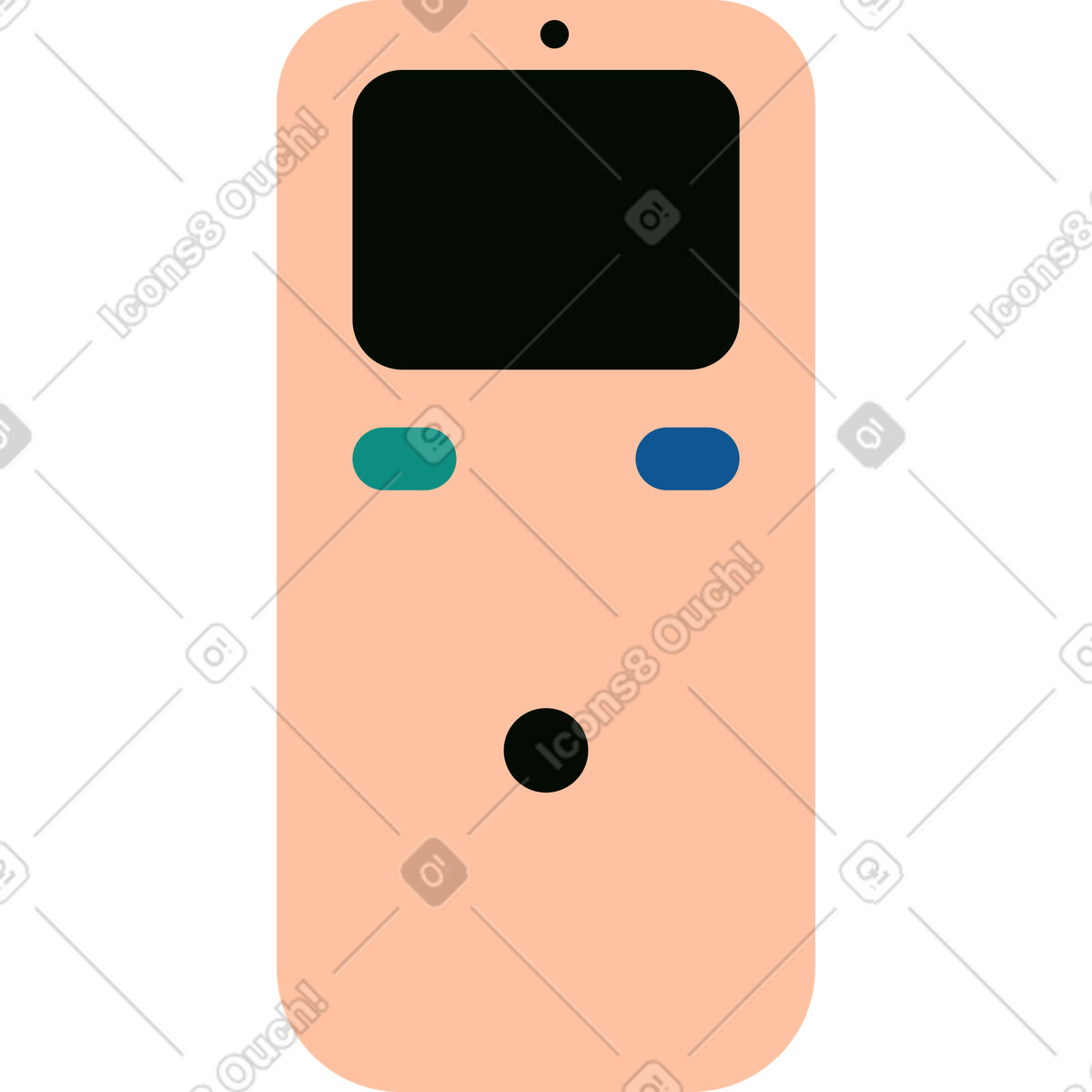 Tankstelle-Illustration im Polar-Stil als Download in PNG, SVG