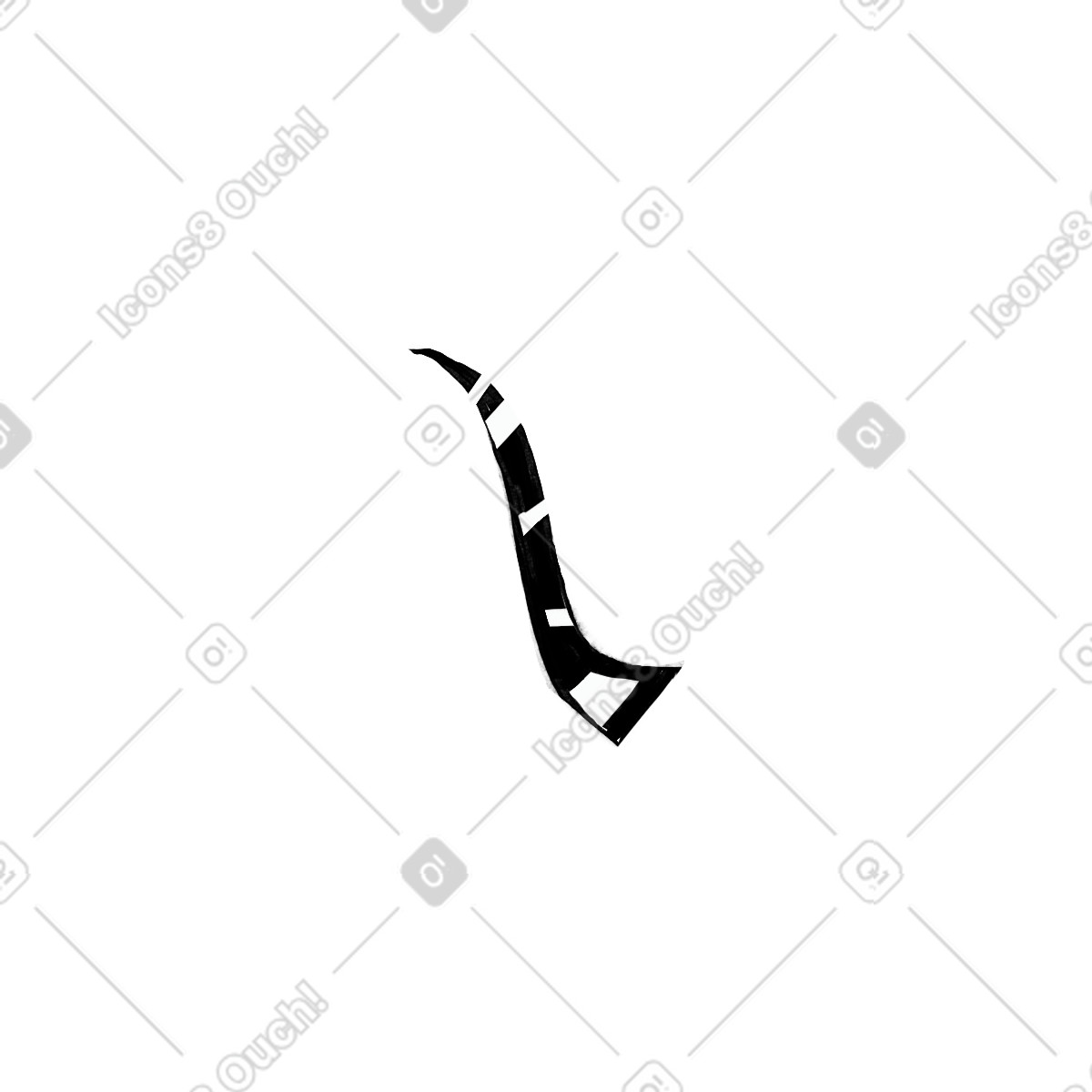 Scarf illustration in Fabulous style download in PNG, SVG