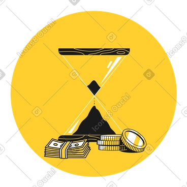 Time is money PNG, SVG