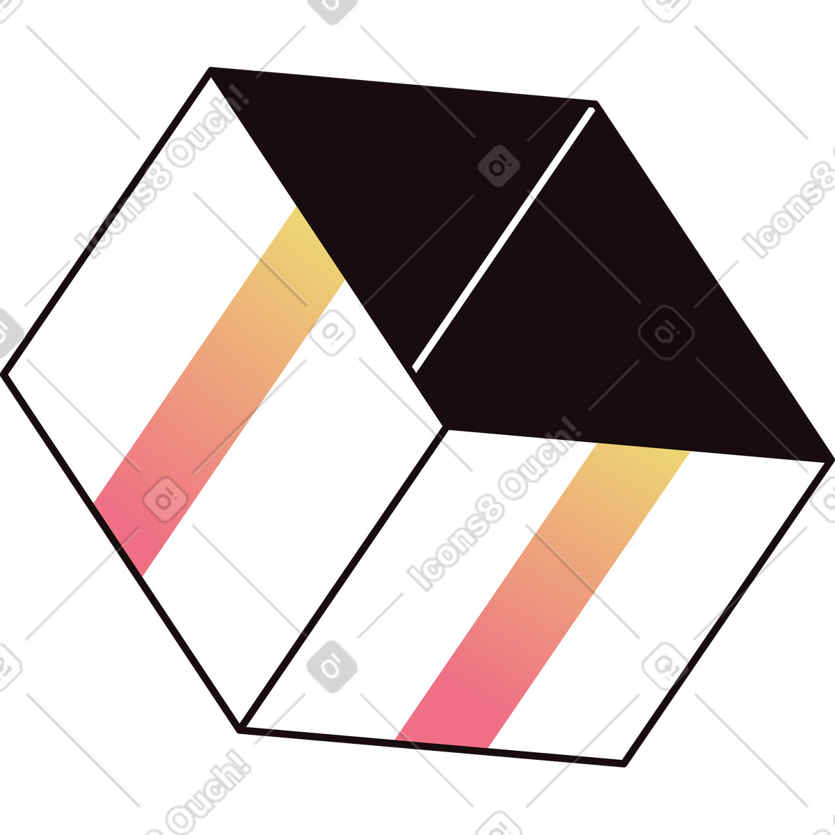 Ilustración Caja de regalo en estilo Delight a descargar en PNG y SVG