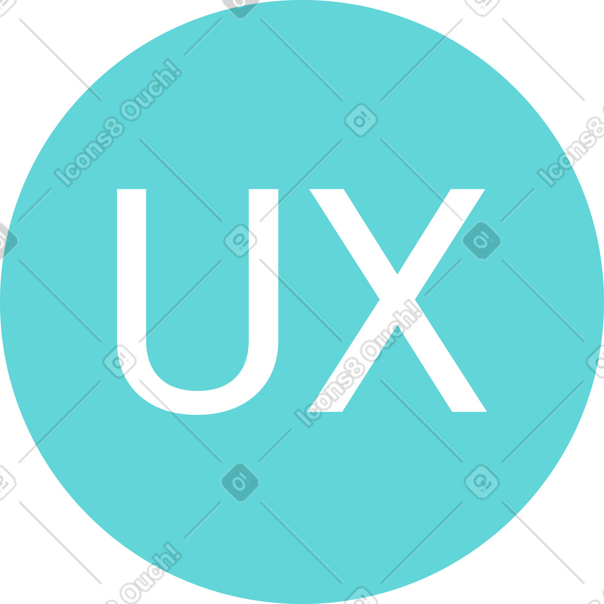Lucent 스타일의 Ux 아이콘 일러스트레이션 PNG, SVG 다운로드