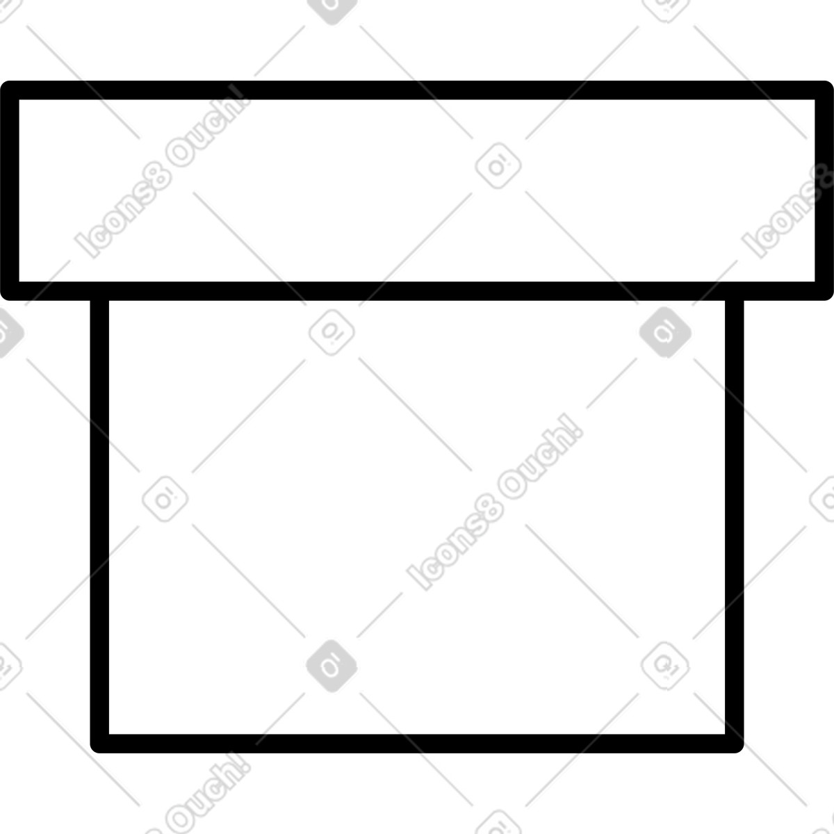 Ilustración Podio en estilo Mochi a descargar en PNG y SVG