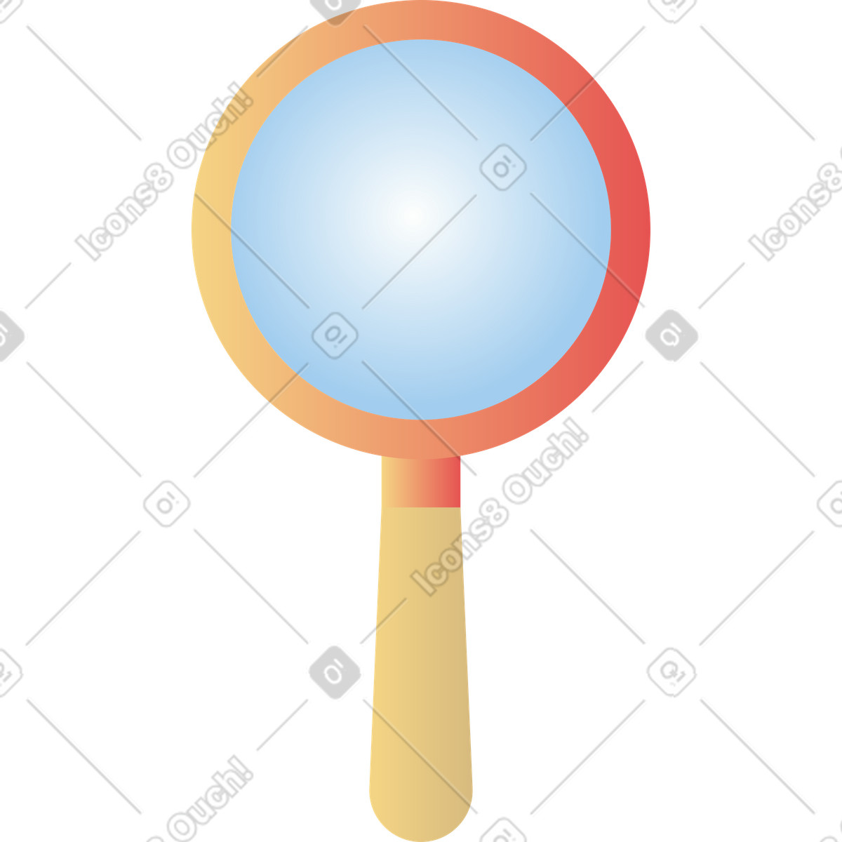 下载 Pale 风格的 放大镜 插画，支持 PNG、SVG 格式