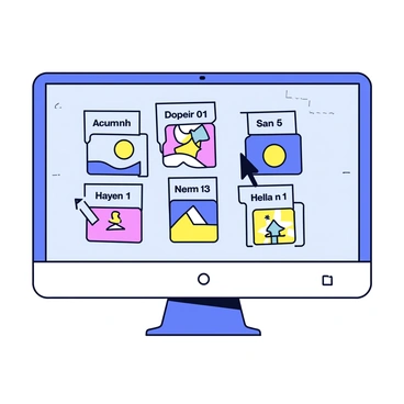 A photo editor interface displaying layers of images being creatively combined