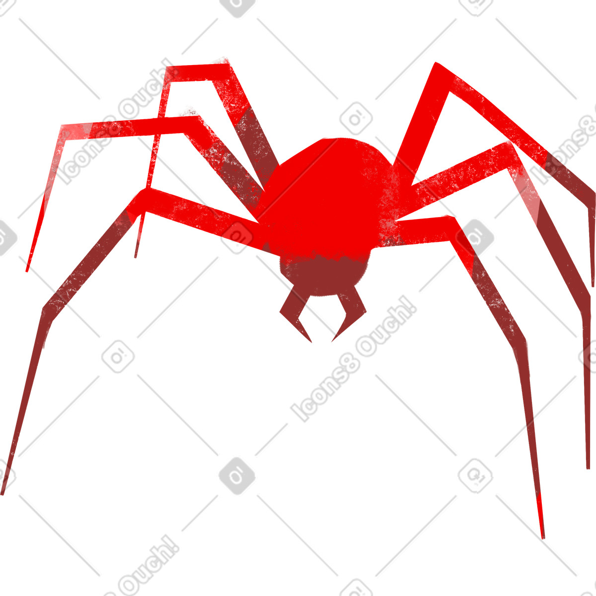 Ilustração de Aranha em no estilo Fabulous para baixar em PNG, SVG