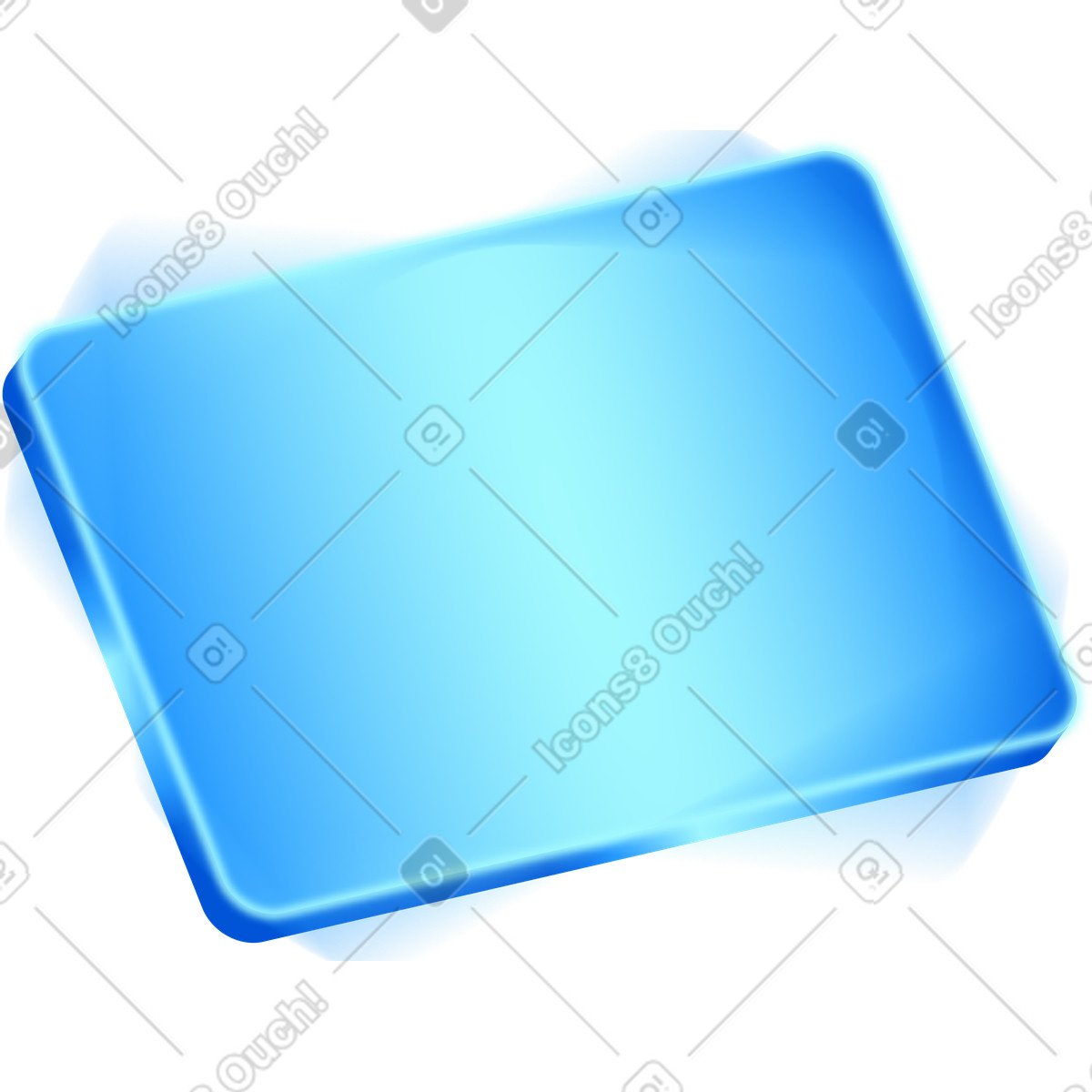 Illustration Assiette bleue floue dans le style Burst à télécharger aux formats PNG, SVG