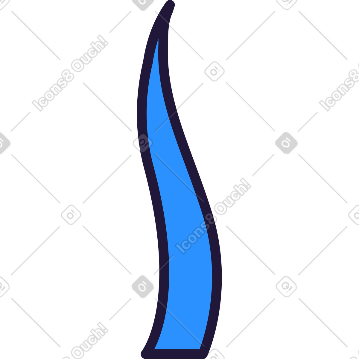 Ilustración Algas marinas en estilo Conifer a descargar en PNG y SVG
