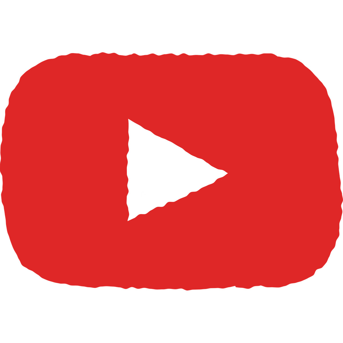 Cherry スタイルの Youtube logo のイラストをPNG、SVG形式でダウンロード