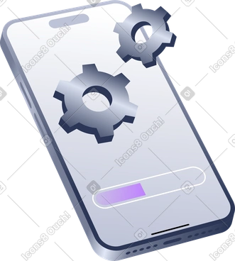 Schermata di configurazione del telefono PNG, SVG