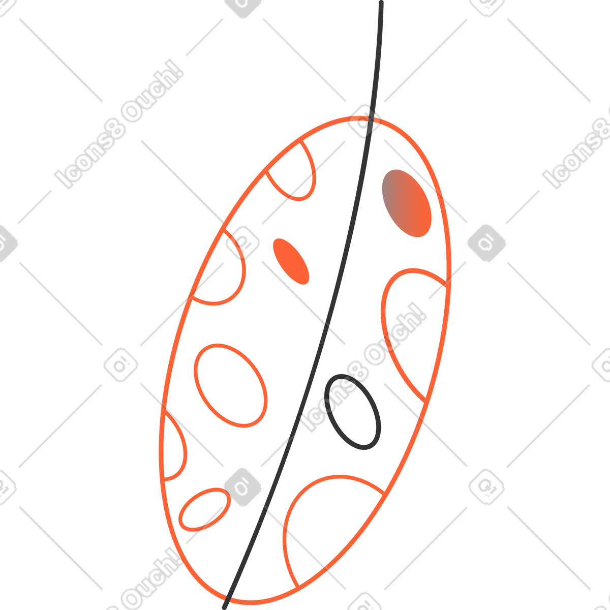 下载 Crayon 风格的 叶 插画，支持 PNG、SVG 格式