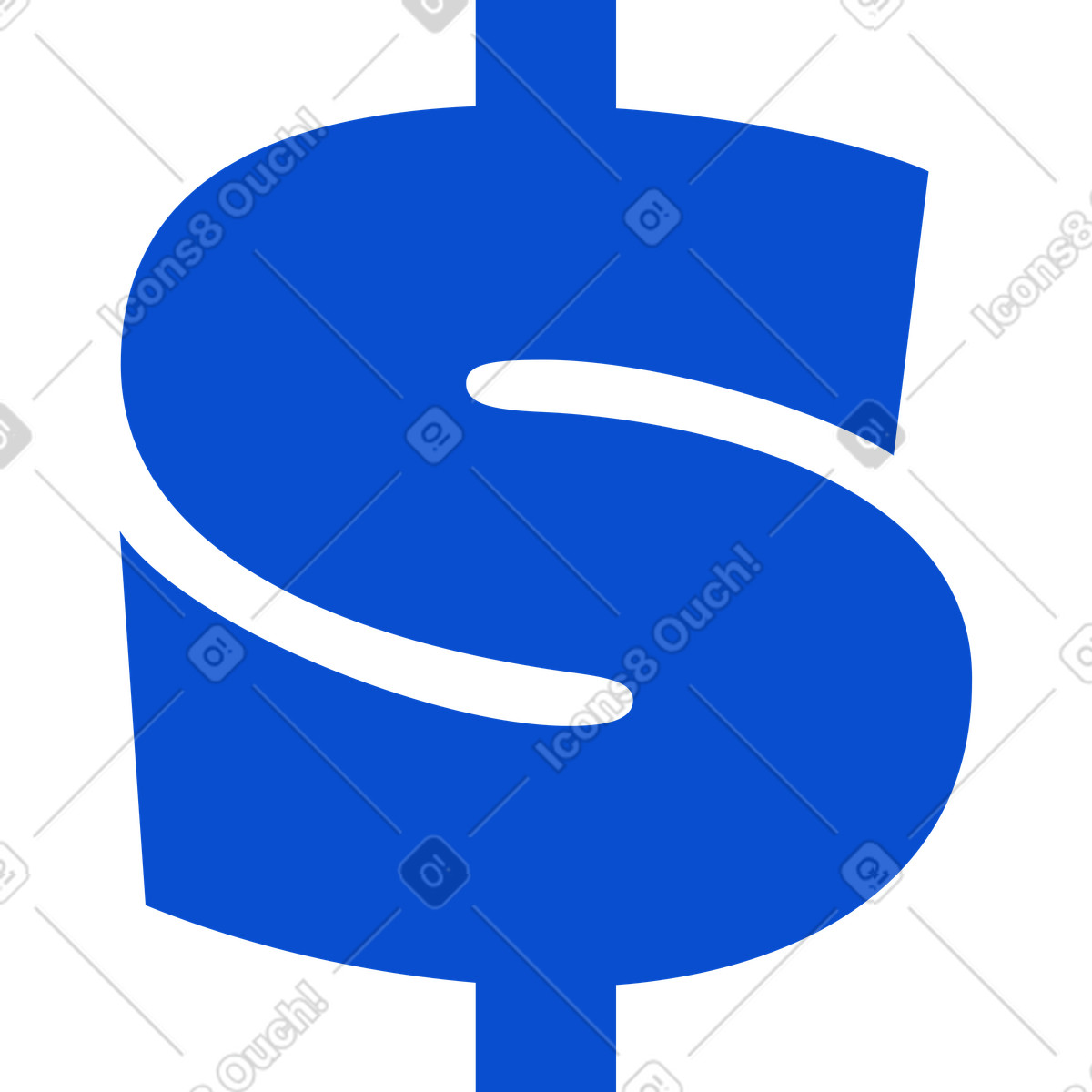 下载 Tiny 风格的 美元符号 插画，支持 PNG、SVG 格式
