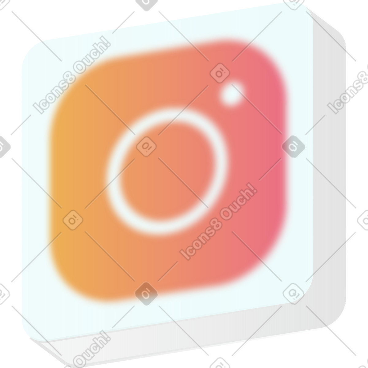 Morphis スタイルの Instagramのアイコン のイラストをPNG、SVG形式でダウンロード