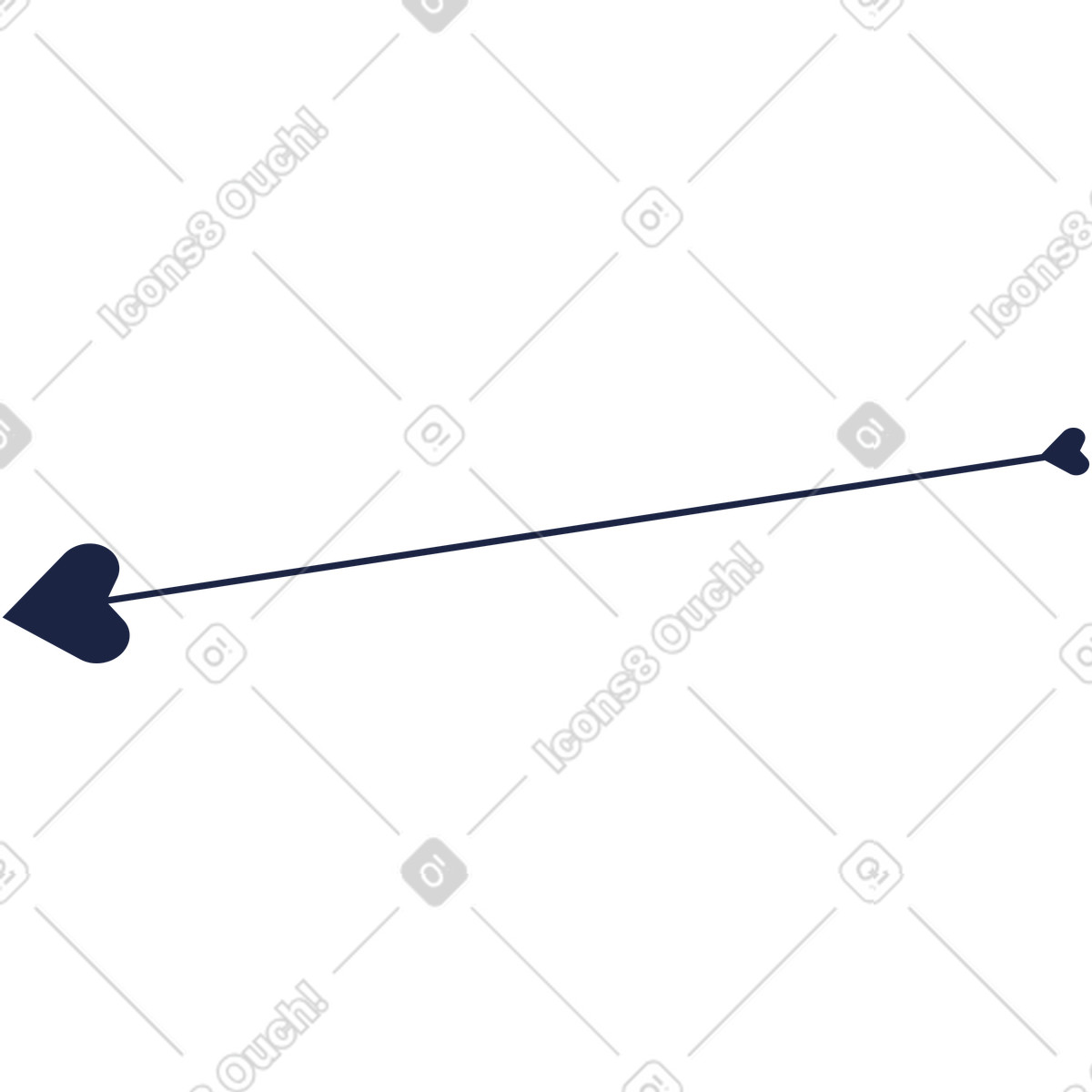 Pfeil-Illustration im Urban Line-Stil als Download in PNG, SVG