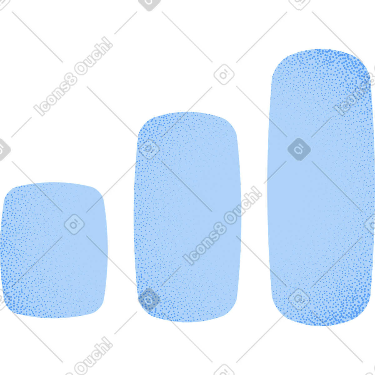 下载 Grain 风格的 列增长图表 插画，支持 PNG、SVG 格式