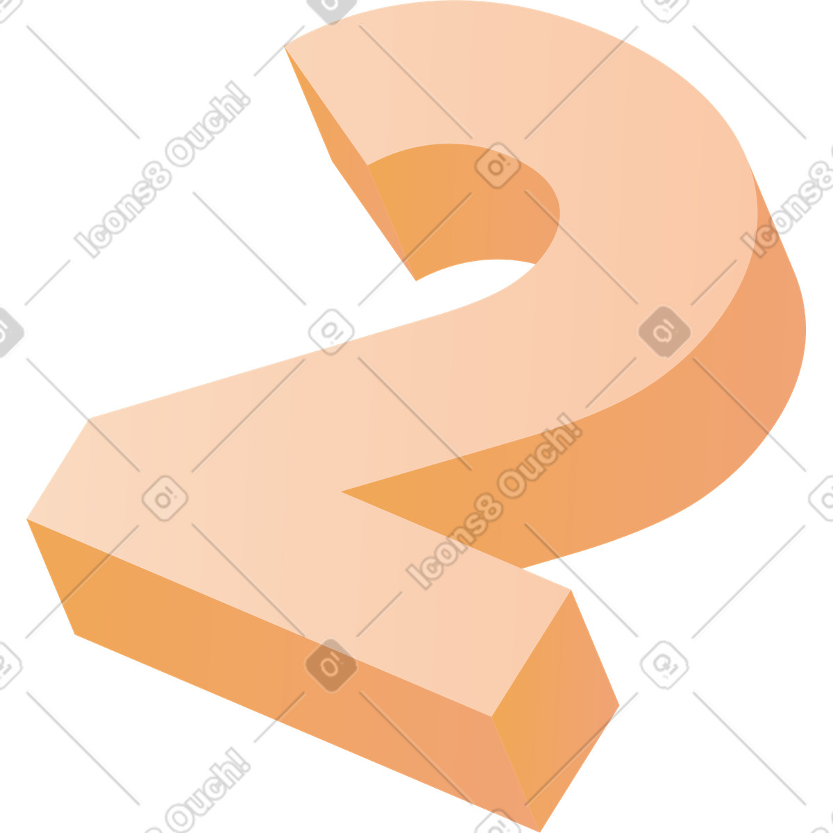 Number illustration in Coworking style download in PNG, SVG