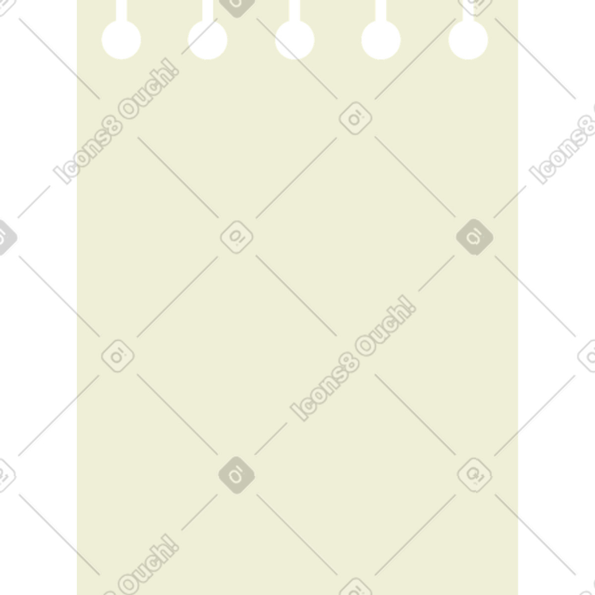 Notizblatt-Illustration im Cubes-Stil als Download in PNG, SVG