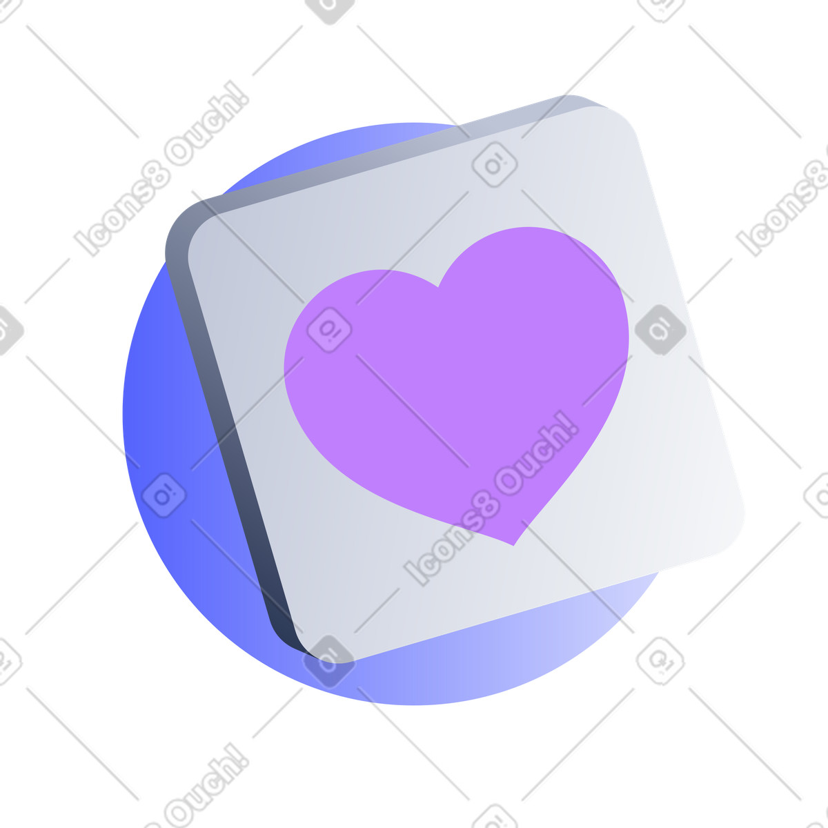 Social Media Like Button illustration highlighting digital engagement reactions clipart in PNG SVG