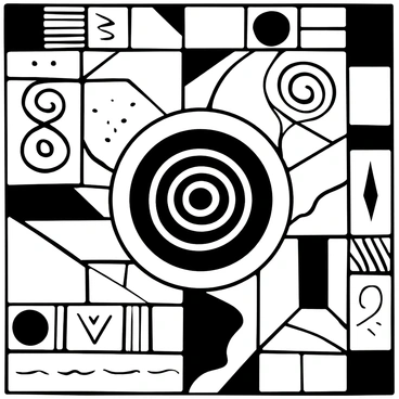 A creative mosaic artwork surrounding a sidewalk drain