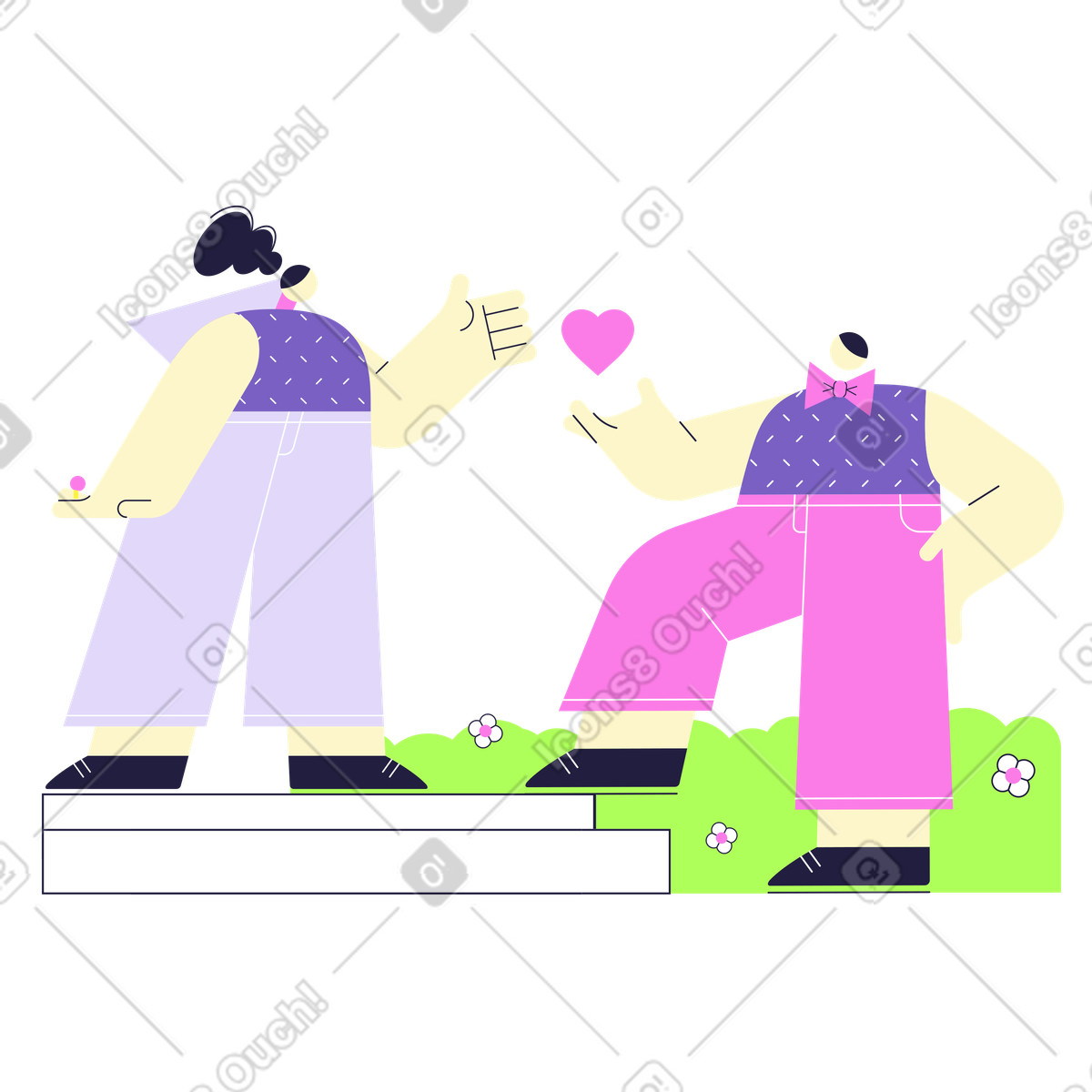 Иллюстрация Начало семьи в PNG и SVG