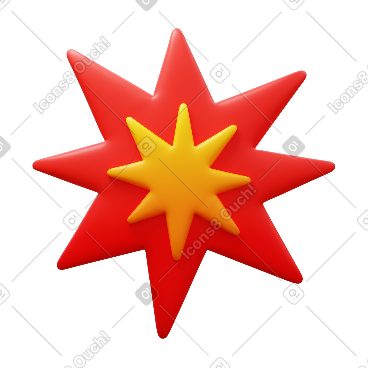 Ilustração de Bang em no estilo 3D Fluency para baixar em PNG, SVG