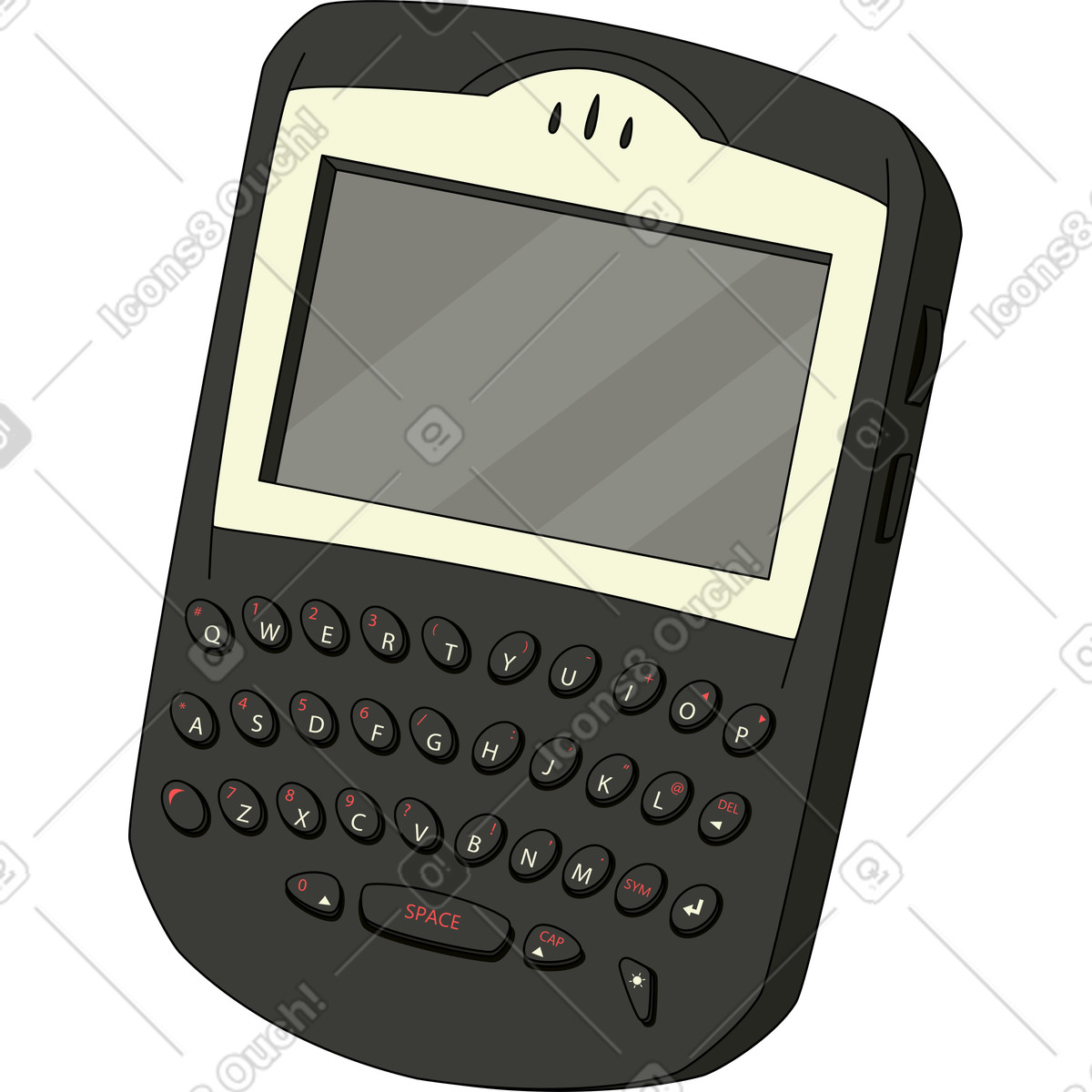 Ilustração de Amora em no estilo Retro para baixar em PNG, SVG