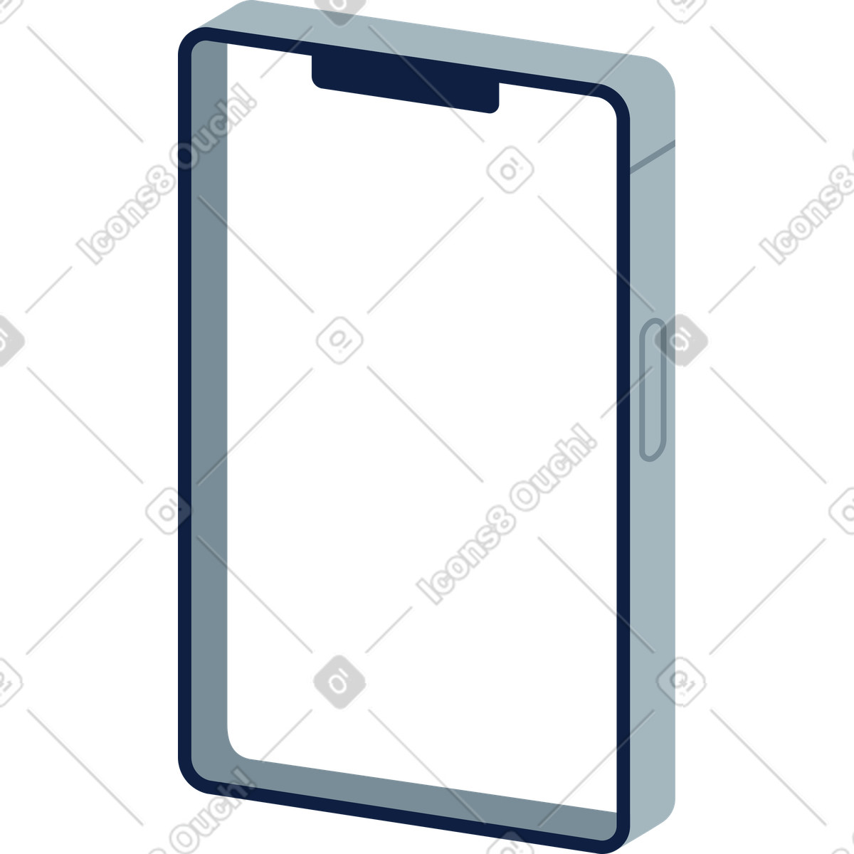 Ilustração de Telefone emoldurado em no estilo Catchy para baixar em PNG, SVG