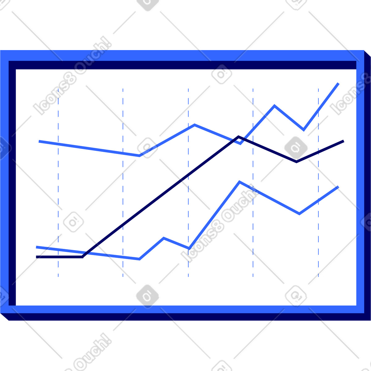 Poster mit diagramm-Illustration im Lounge-Stil als Download in PNG, SVG