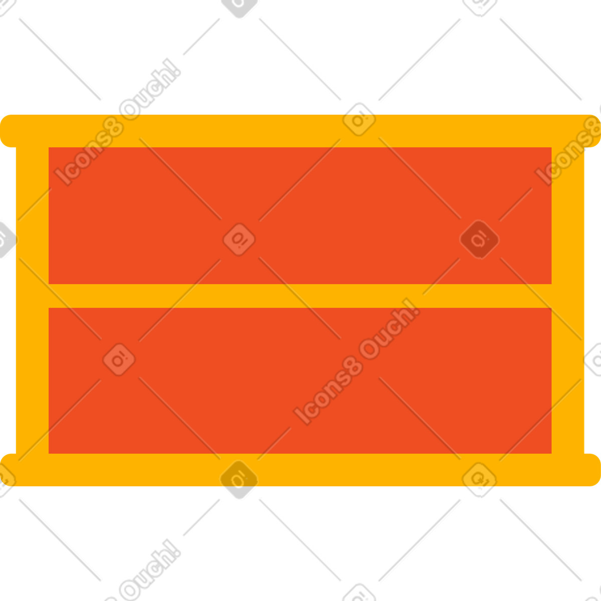 Illustration Shelf dans le style Flame à télécharger aux formats PNG, SVG