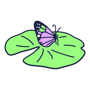A close-up view of a peace lily leaf displaying its smooth, glossy texture. The leaf is bright green, showcasing its natural veins that create a pattern across the surface. Resting gently on the leaf is a butterfly, with its wings partially open. The butterfly has intricate patterns, featuring shades of purple and green. The scene captures the delicate balance of the butterfly's presence atop the sturdy leaf, highlighting the contrast between the living flora and fauna.