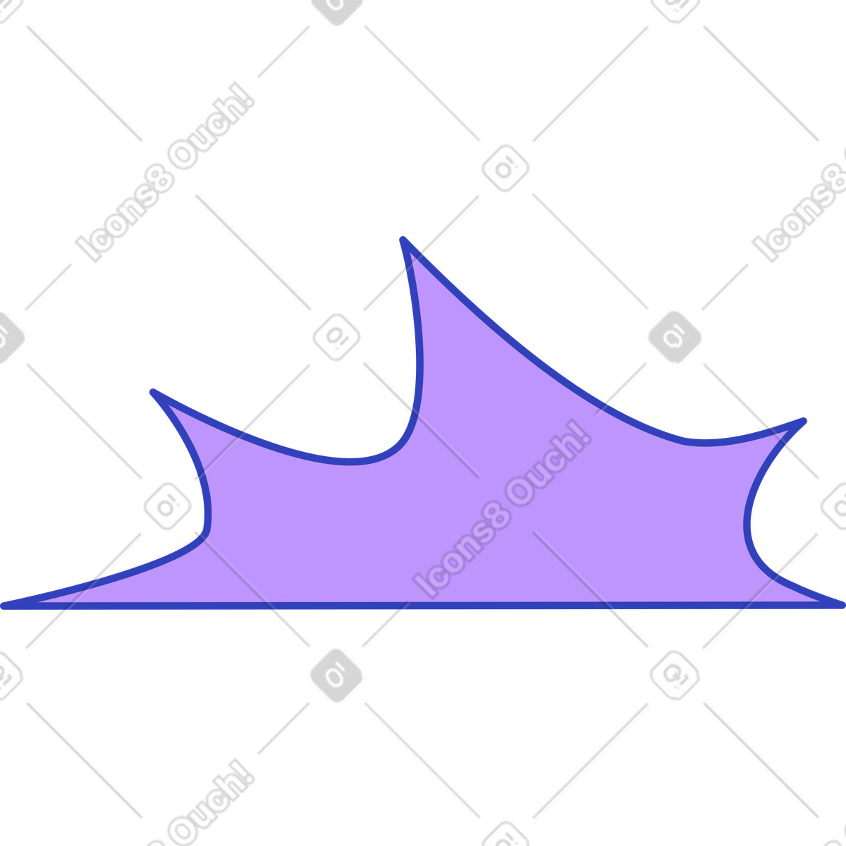 Frame illustration in Eyeful style download in PNG, SVG