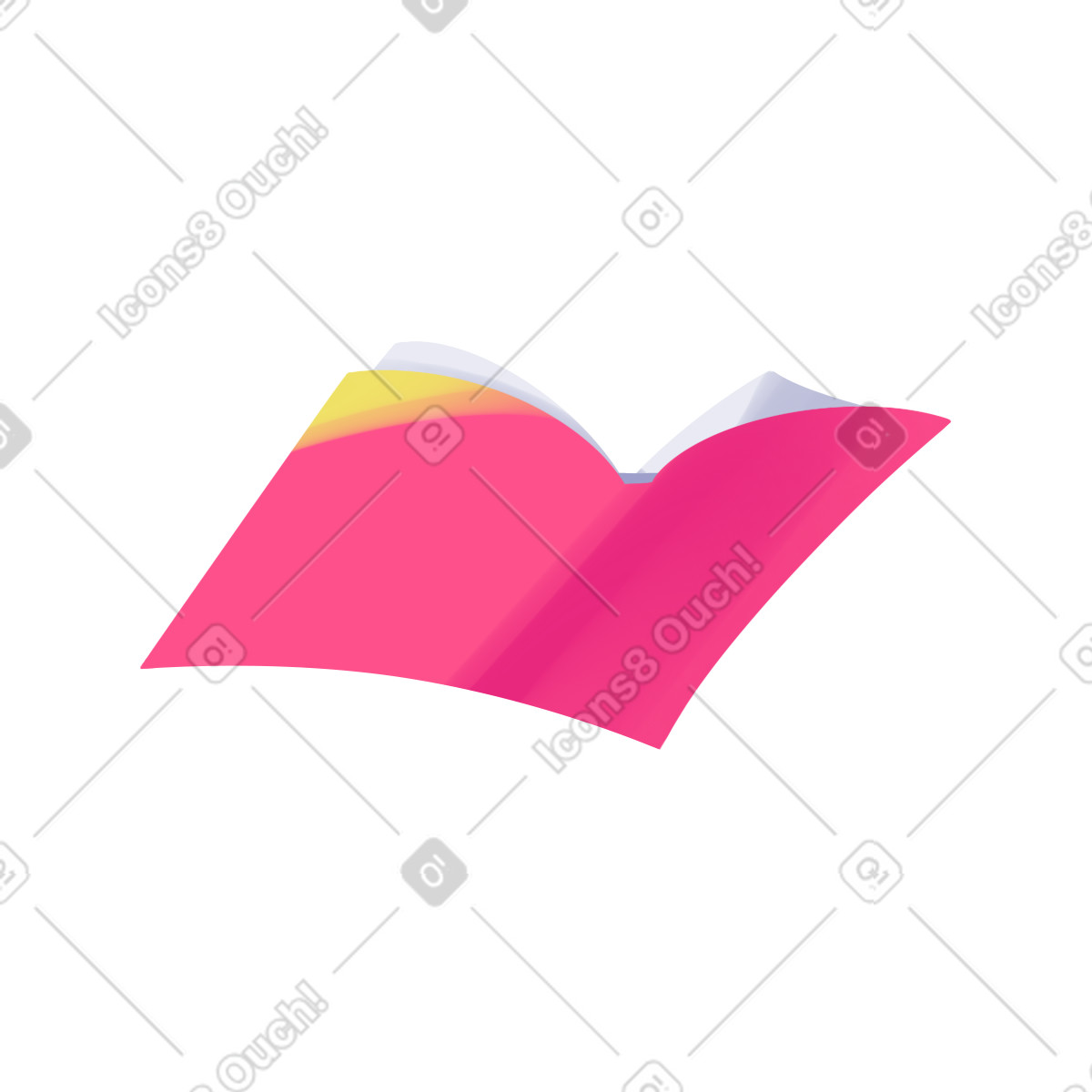Dynamic 스타일의 Book 일러스트레이션 PNG, SVG 다운로드