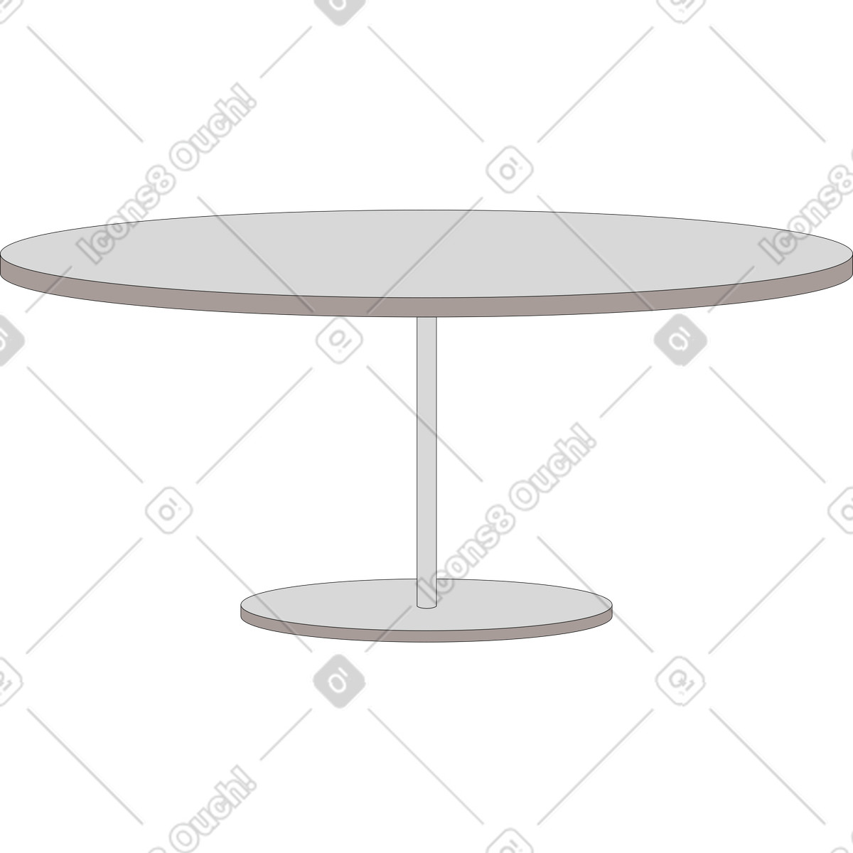 Ilustración Mesa en estilo Sitcom a descargar en PNG y SVG
