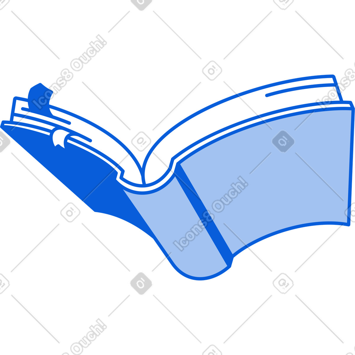 Ilustração de Livro em no estilo Handy Line para baixar em PNG, SVG
