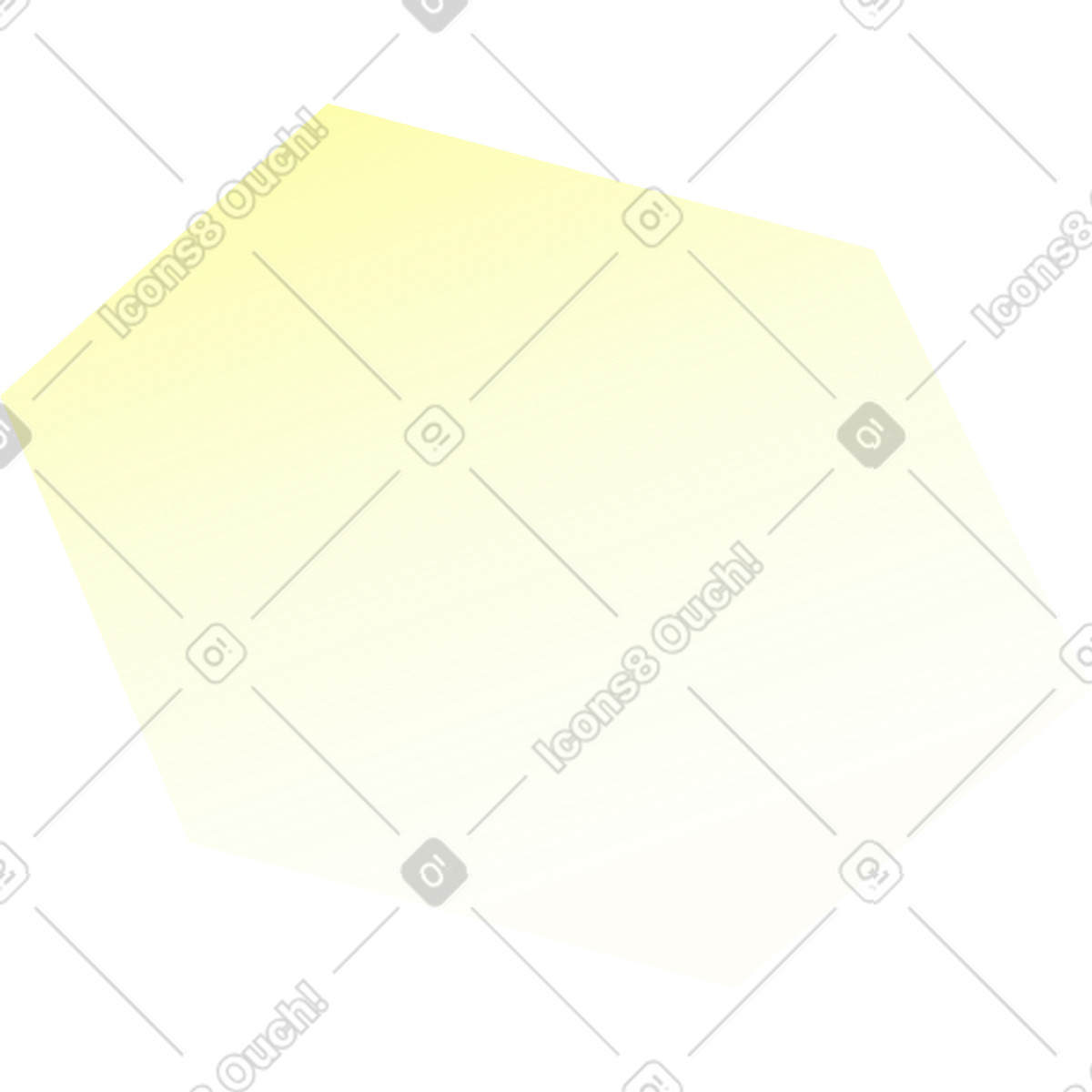 Illustration Hexagone dans le style Isotech à télécharger aux formats PNG, SVG