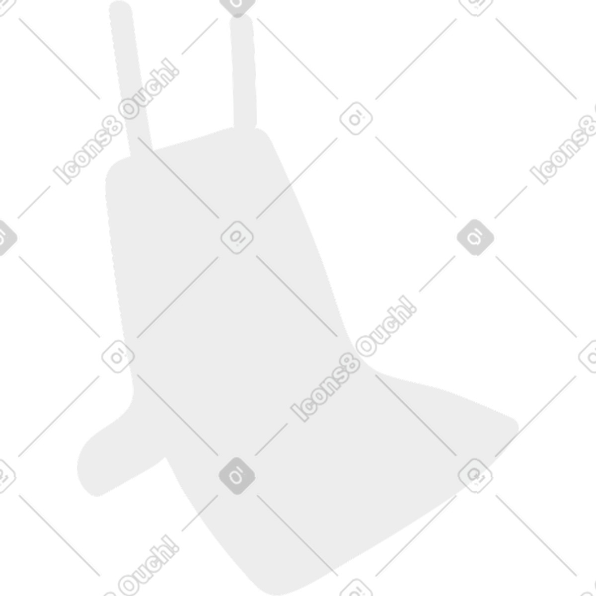 下载 Pluto 风格的 围裙 插画，支持 PNG、SVG 格式