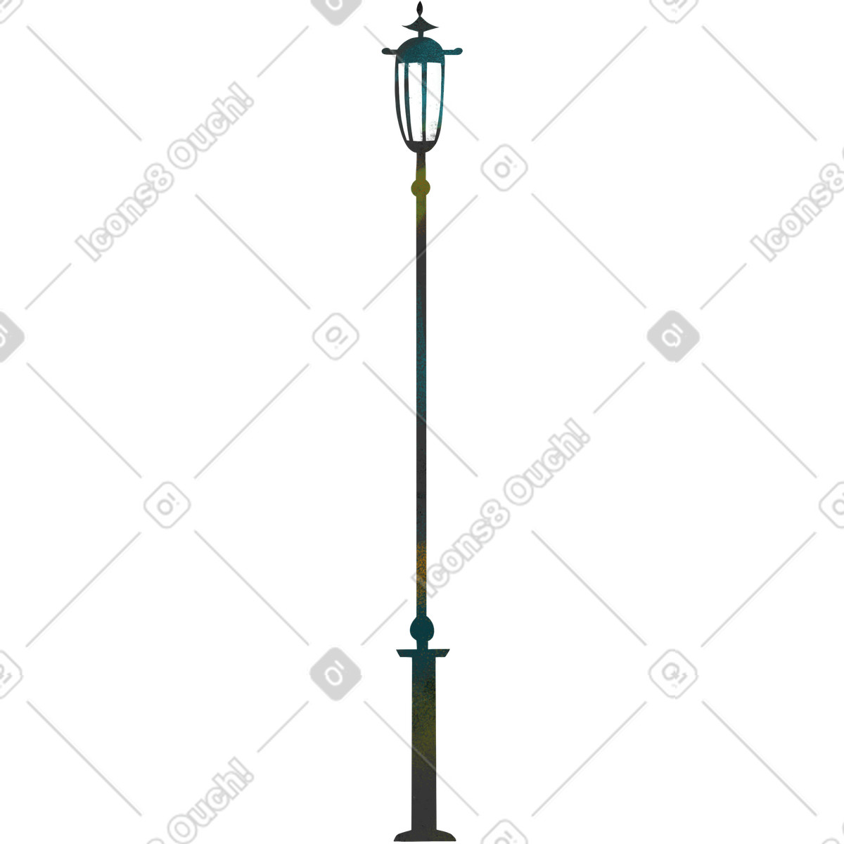 Ilustração de Luz rua antiga em no estilo Fabulous para baixar em PNG, SVG