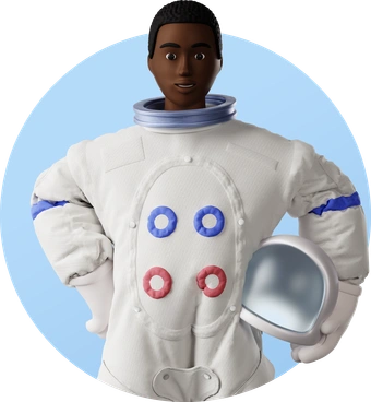 Astronaut Vector Illustrations