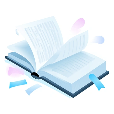 A thick book is lying open on a flat surface, with its pages flipping rapidly as if moved by an invisible hand. The pages are mid-flip, showing various text and illustrations. The book's cover is detailed with ornate designs, and the spine is slightly worn, suggesting it's well-loved. Soft shadows cast by the book create a cozy ambiance in the surrounding area. A few scattered bookmarks are placed nearby, hinting at the book's ongoing exploration.