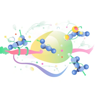 Molecular motors are depicted as small, dynamic proteins moving along cell structures in a vibrant cellular environment. Some motors are colored blue, while others are highlighted in green, showcasing their different types. They are shown attached to a filamentous structure resembling microtubules, with a network of other cellular components in the background. The motors are engaged in transporting small cargo, represented by tiny spheres, to various parts of the cell. Bright colors illustrate the active movement, with arrows indicating directionality, creating a sense of motion within the cell.