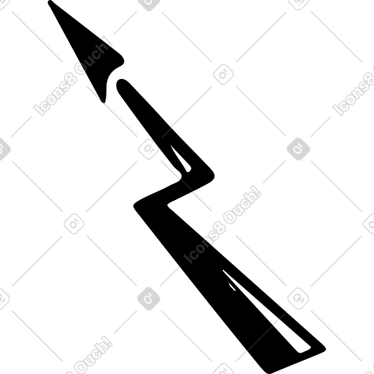 Pfeil nach oben-Illustration im Line-Stil als Download in PNG, SVG