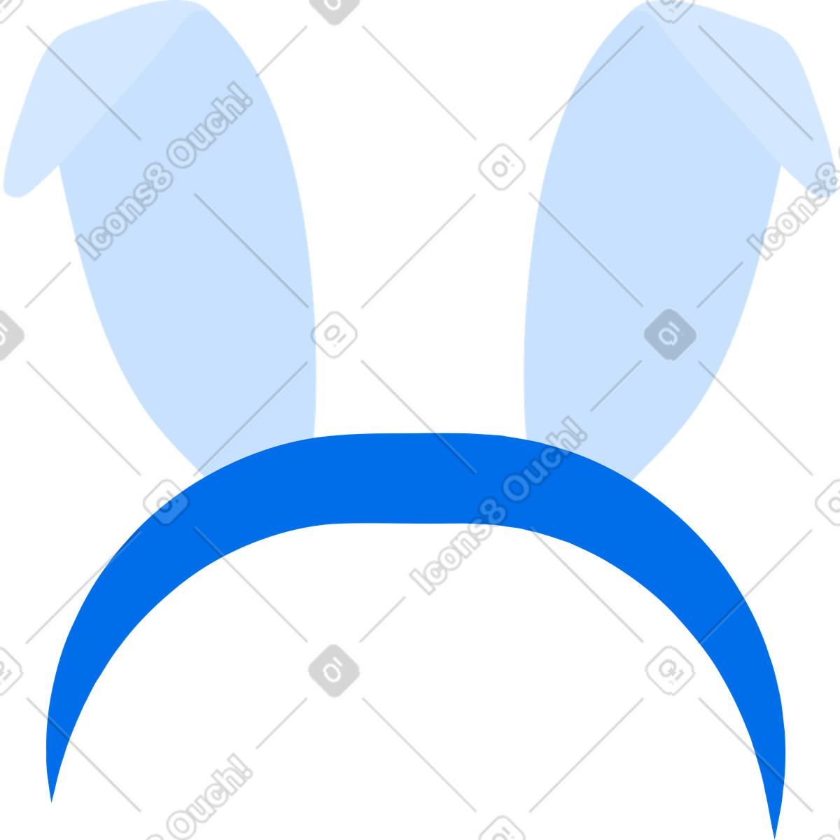 Ilustración Diadema con orejas en estilo Urban a descargar en PNG y SVG