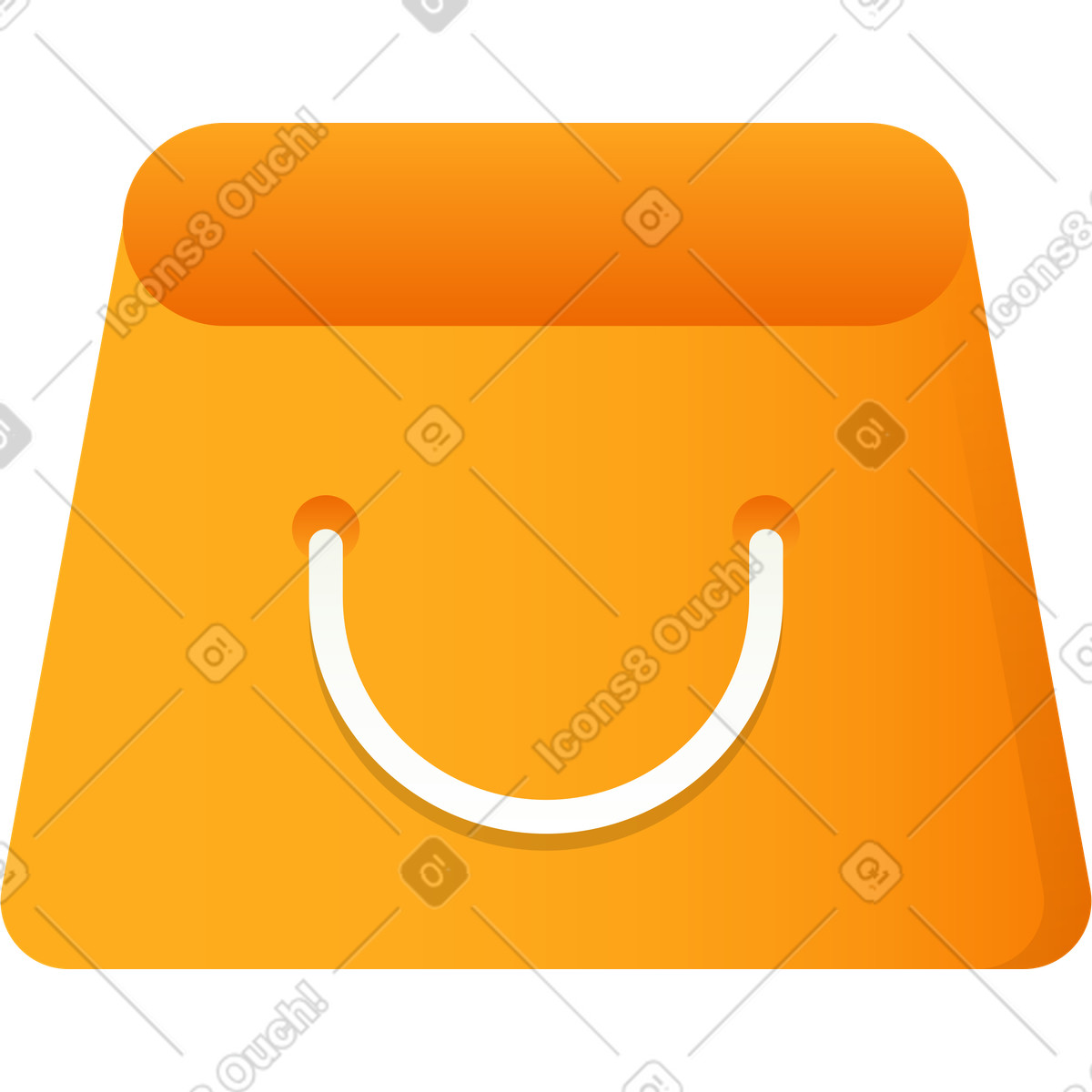 Sacchetto illustrazione in stile Hugo scarica in PNG, SVG