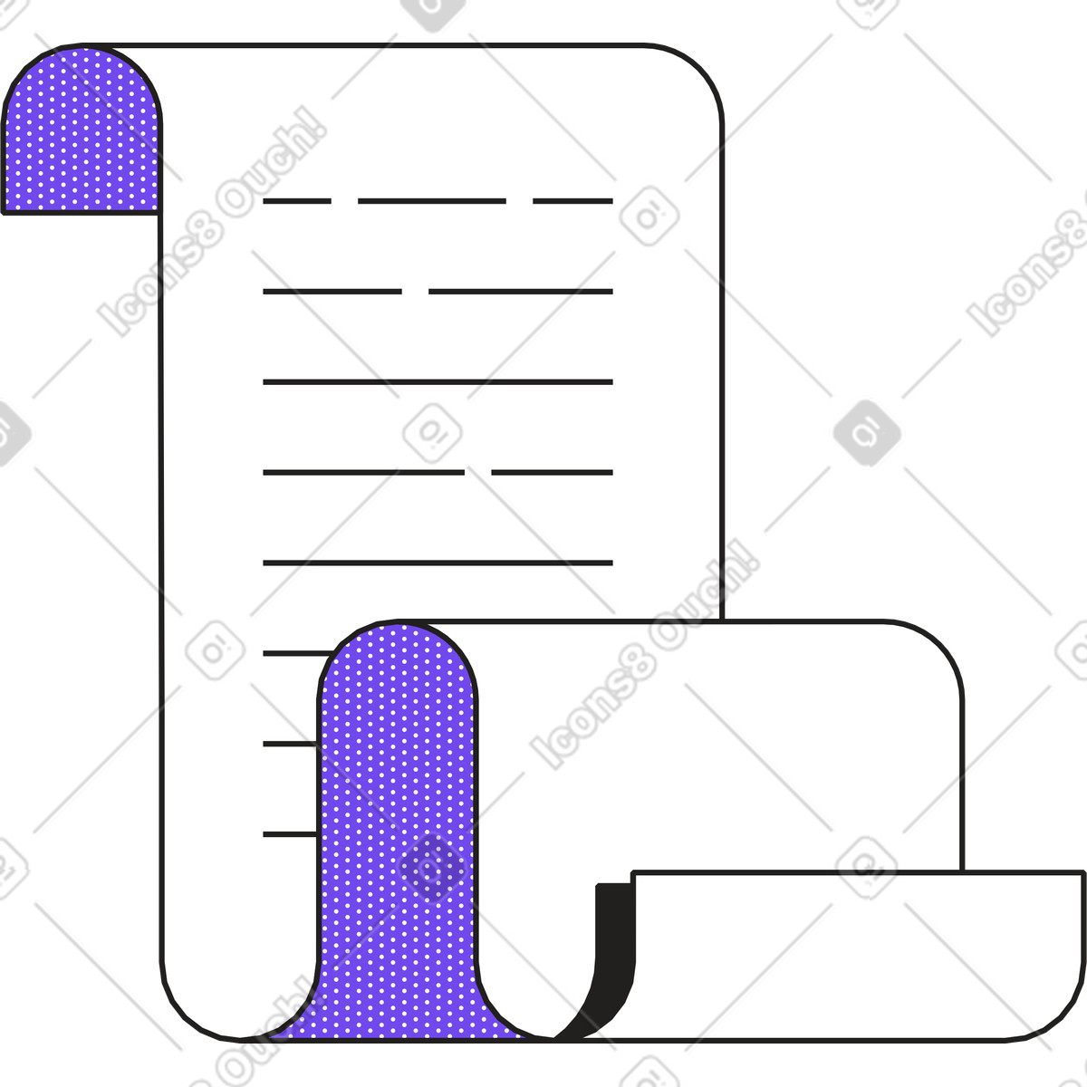 Dazzle 스타일의 텍스트가 있는 종이 일러스트레이션 PNG, SVG 다운로드