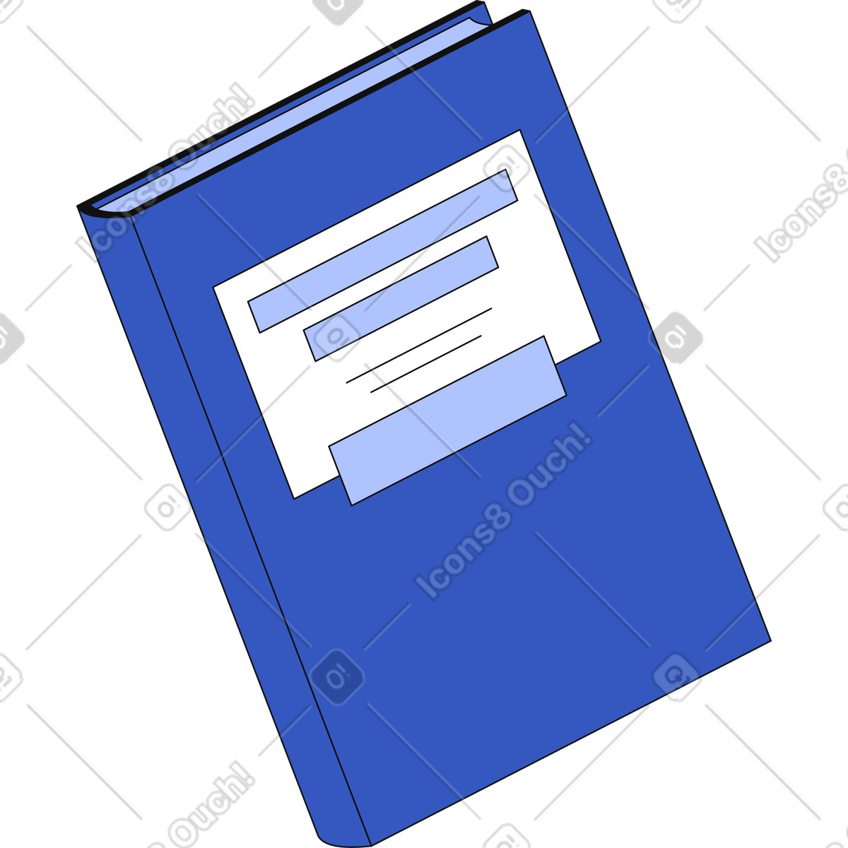 Textbook illustration in Techny style download in PNG, SVG