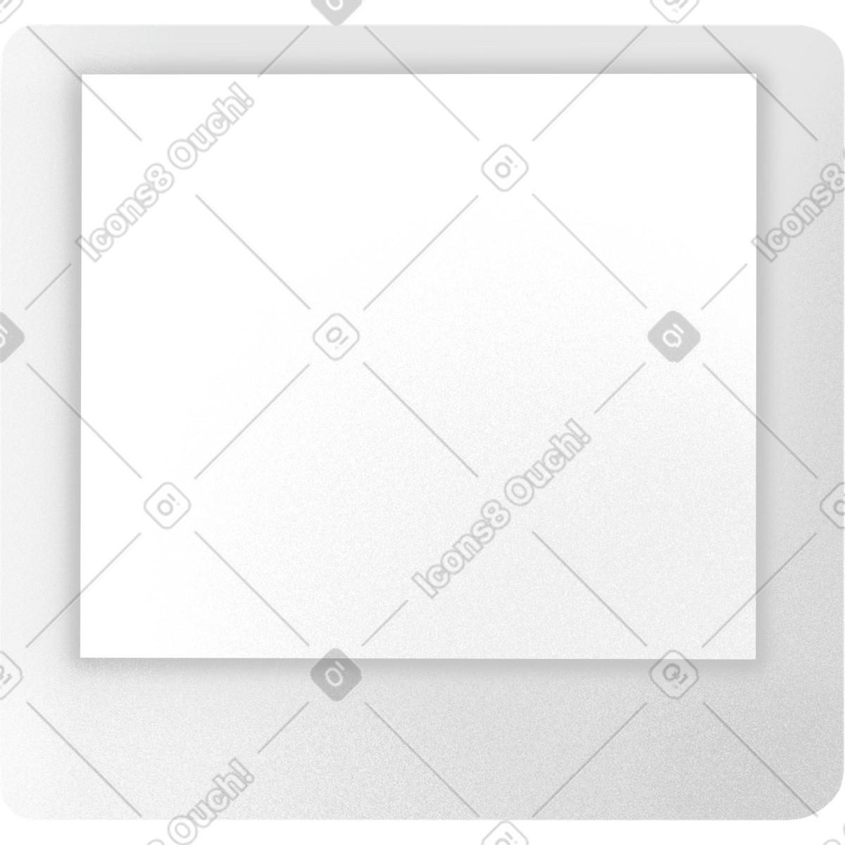 Joy スタイルの White frame のイラストをPNG、SVG形式でダウンロード