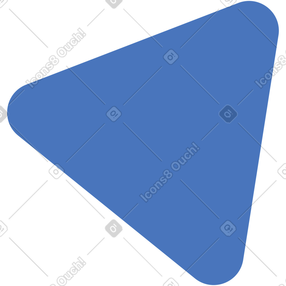 Triangle illustration in Quantum style download in PNG, SVG