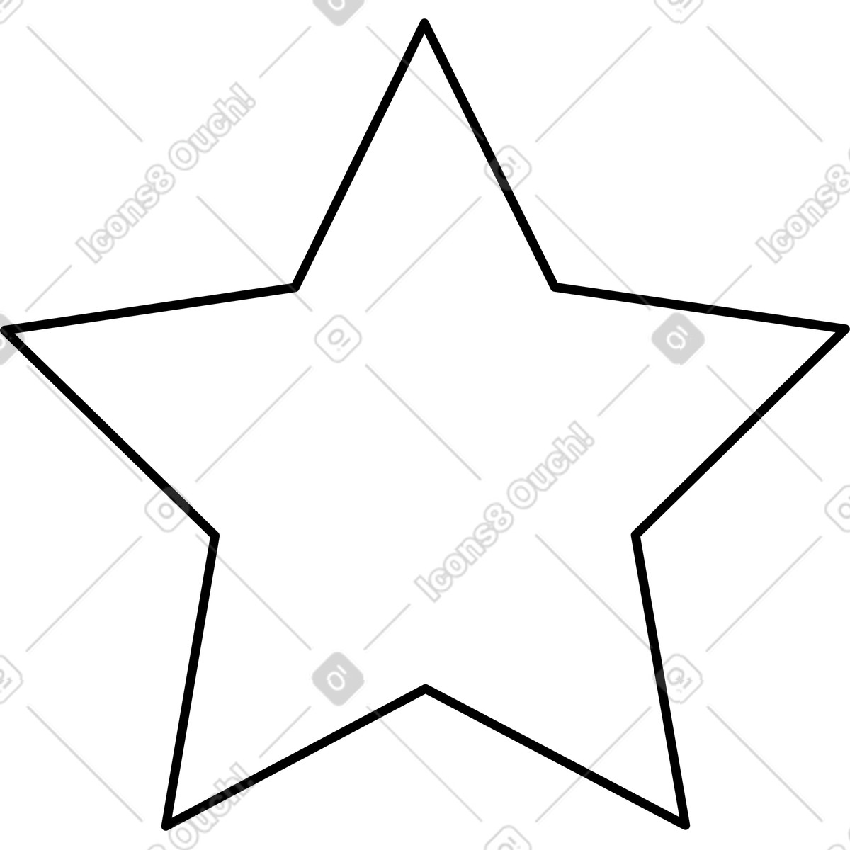 Ilustración Estrella en estilo Tiny a descargar en PNG y SVG